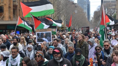 Avustralya'da İsrail'e yaptırım protestosu: Binlerce kişi sokağa döküldü