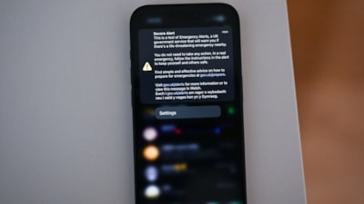 İngiltere'de acil durum testi