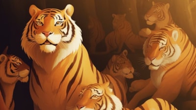 Yanıltıcı İllüzyon: Resimde Kaç Kaplan Var, Doğru Tahmin Edin!