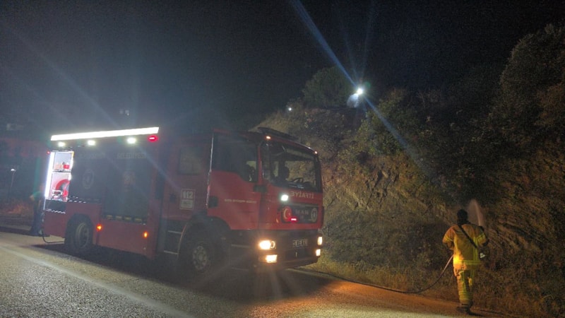 Bursa’da çıkan anız yangını söndürüldü