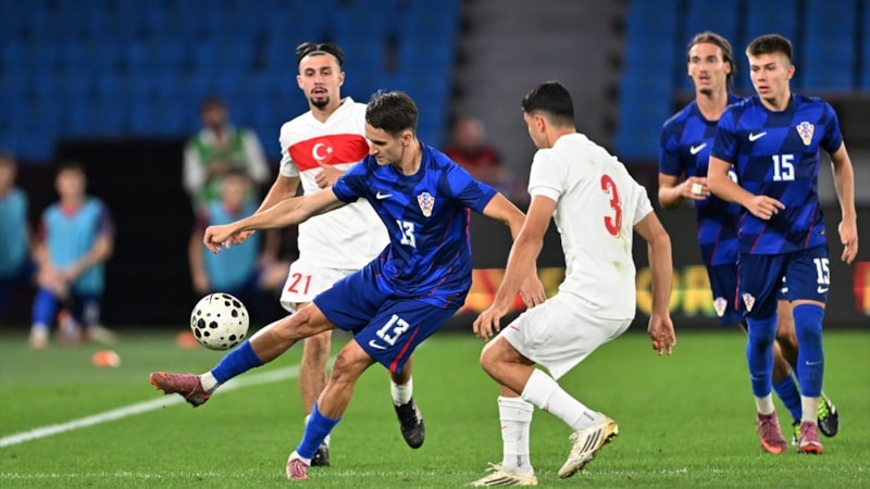 Ümit Milli Futbol Takımı, Hırvatistan ile berabere kaldı