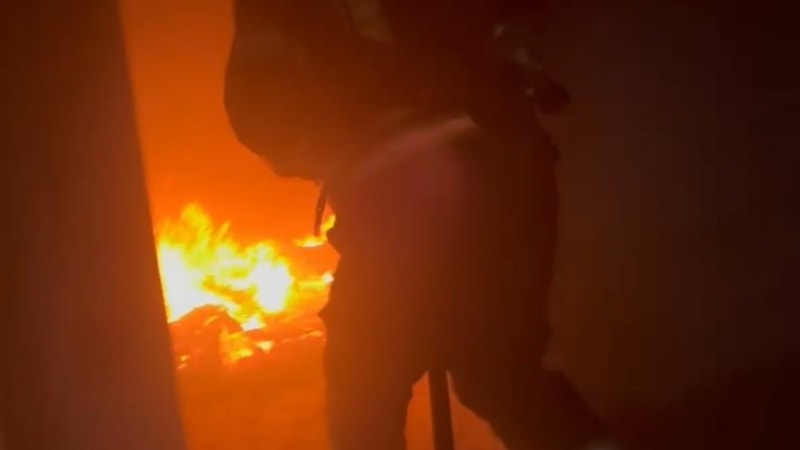 Elazığ’da sabah namazına kalkan ailenin yangın paniği