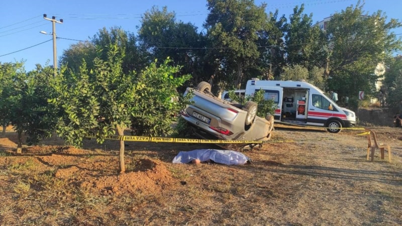 Antalya'da otomobil şarampole devrildi: 1 ölü