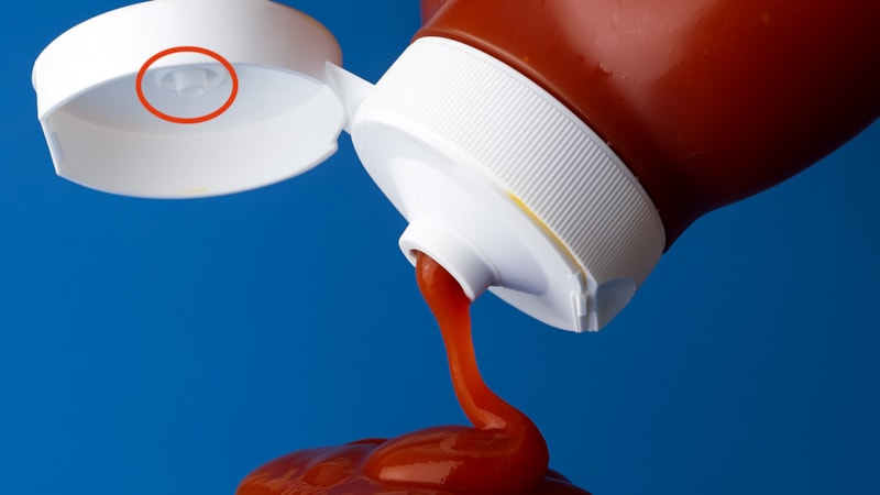 Ketçap şişelerinin kapağındaki bu çıkıntı bakın ne işe yarıyormuş