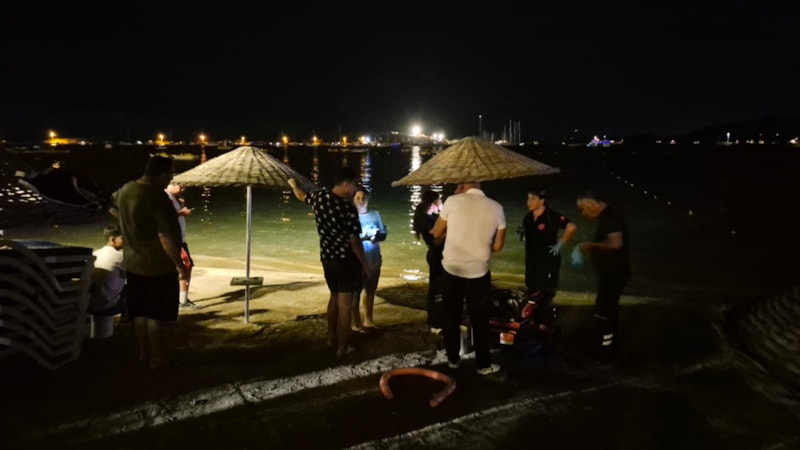 Muğla'da gece denize giren Macar turist boğuldu