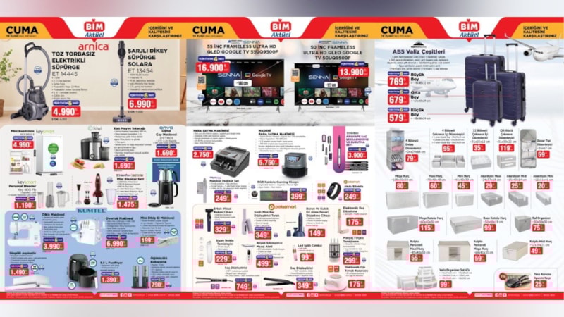 Dikiş, Overlok, mini dikiş el makinesi… BİM’de fırsat yağmuru başlıyor