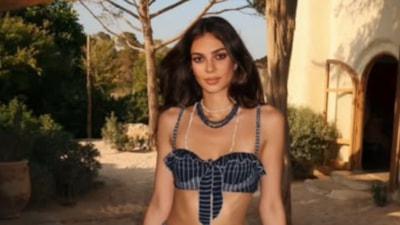 Deren Talu'dan mayolu paylaşım! İşte beğeni yağmuruna tutulan kareler...