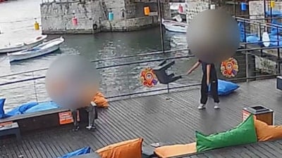 Zonguldak'taki belediyenin kafesine 'eğlenmek için' zarar verdikleri öğrenildi