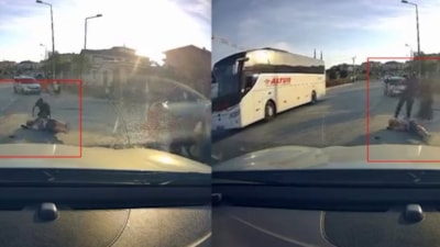 İstanbul'da okul çıkışı iki veli birbirine girdi: Yumruklu saldırı kameraya yansıdı