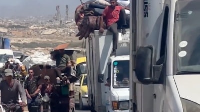 Gazze'de zorunlu göç devam ediyor: İsrail saldırıları altında yüz binlerce Filistinli güneye kaçıyor