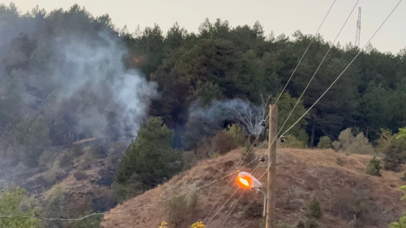 Karabük’te çıkan yangın 3 saatte kontrol altında