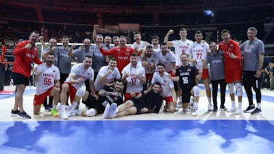 A Milli Erkek Voleybol Takımı, Libya'yı mağlup etti