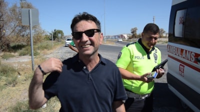 Aksaray'da sulama kanalına düşen otomobil sürücüsü: Tavus kuşu gibi uçtum