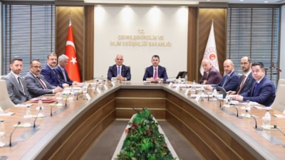 Murat Kurum ile Mehmet Nuri Ersoy bir araya geldi