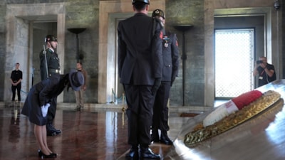 Japonya Prensesi Akiko Mikasa Anıtkabir'i ziyaret etti