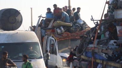 İsrail'in kara saldırıları Gazze halkını zor şartlarda göç etmeye zorluyor