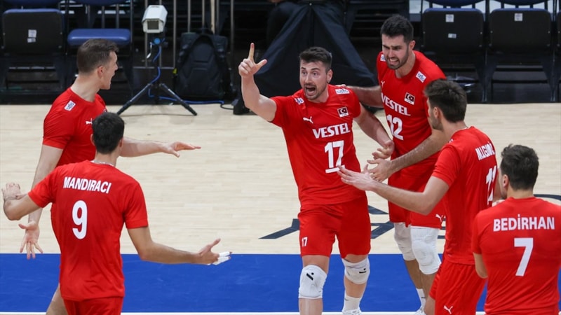 A Milli Erkek Voleybol Takımı, Dünya Şampiyonası'nda çeyrek finale çıktı