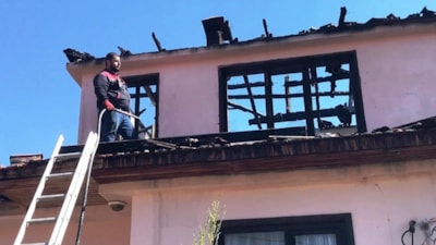 Kütahya'da gözleme pahalıya mal oldu: Yangın çıktı, ev kullanılamaz hale geldi
