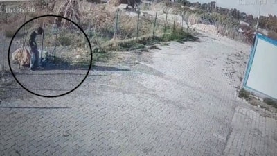 Hatay'da iki şahıs depremzedenin kaldığı konteynere girip laptop çaldı