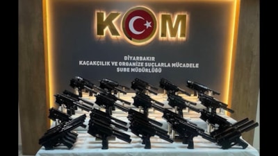 Diyarbakır'da ruhsatsız silah operasyonu: 6 tutuklama