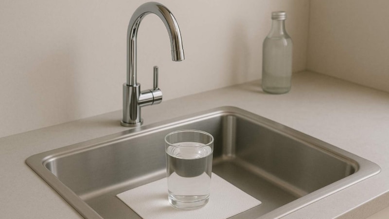 Evden çıkmadan önce lavaboya 1 bardak bırakın: İşte nedeni