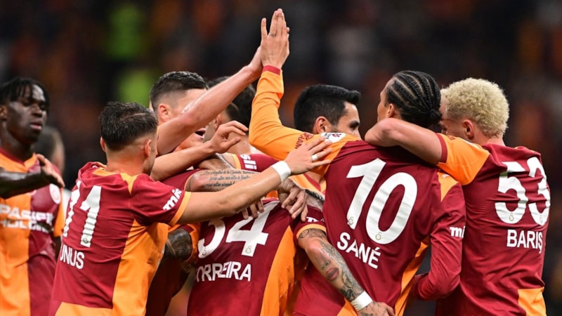 Galatasaray, ligde 6 maçta 18 gol attı