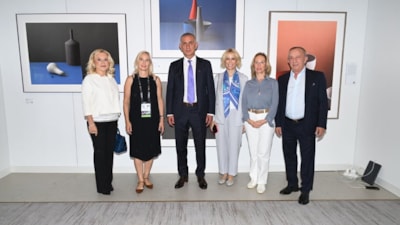 Aleksander Ceferin'in eşinin sergisi, İstanbul'da sanatseverlerle buluştu