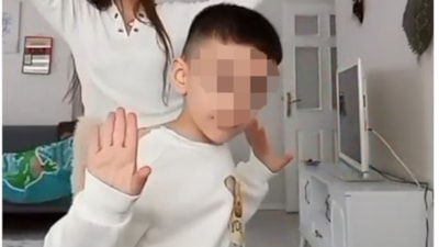 Ankara'da sosyal medya yayınında dans ettirilen 6 yaşındaki oğlu için velayet davası açtı