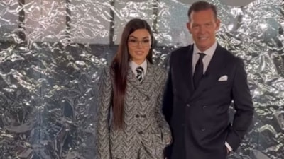 Hande Erçel ile ablası Gamze Erçel Milano'ya gitti! Kız kardeş pozu verdiler