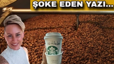 Ünlü kahve zincirinde skandal: Bardağa öyle bir şey yazdı ki..