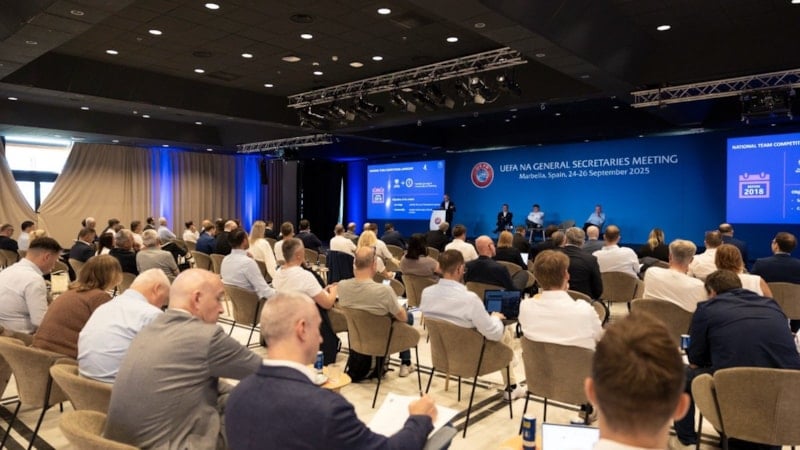 Abdullah Ayaz, UEFA Genel Sekreterler Toplantısı'na katıldı