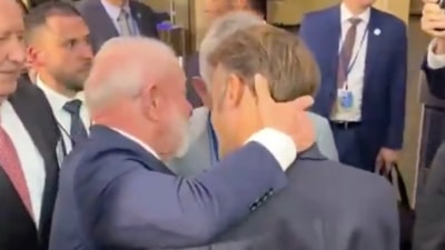 BM toplantısında ilginç anlar: Brezilya Başbakanı Lula, Macron’u ensesinden tuttu