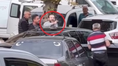 Ankara'da sürücüyü silahla tehdit etti