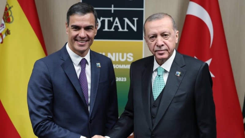 Cumhurbaşkanı Erdoğan, İspanya Başbakanı Sanchez ile görüştü