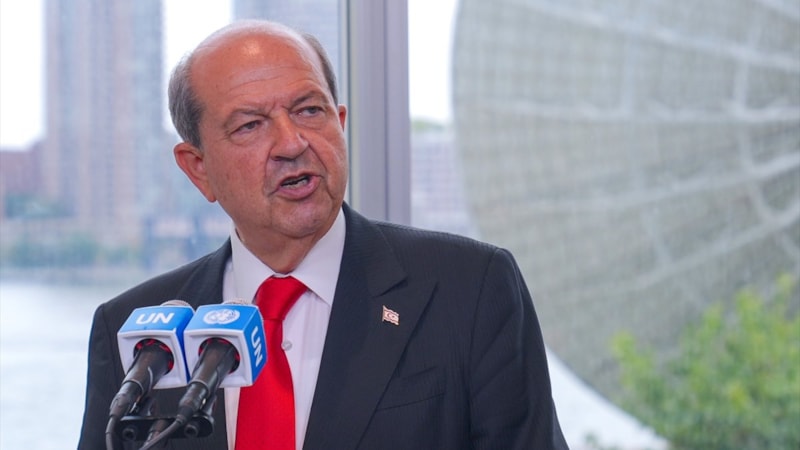 Ersin Tatar: Rum tarafı barış istediğini söylüyor ama sürekli silahlanıyor