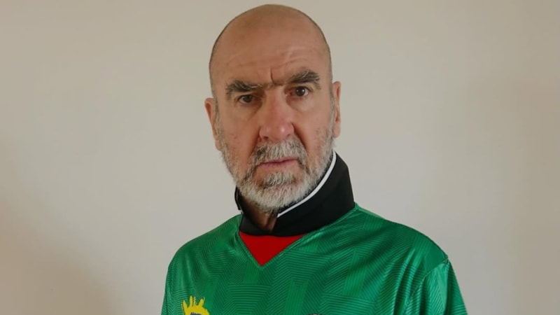 Eric Cantona'dan Filistin'e destek forması