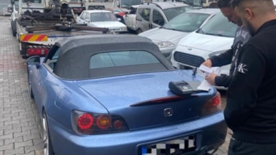 Kocaeli'de drift atan sürücü cezadan kaçamadı