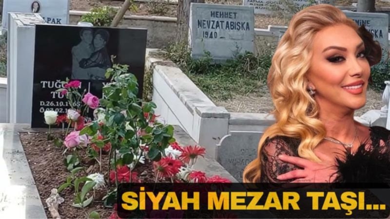 Güllü'nün mezarı görüntülendi! Bakın neden siyah mermer seçilmiş...