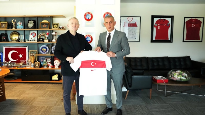 İbrahim Hacıosmanoğlu, Göksel Gümüşdağ'ı ağırladı