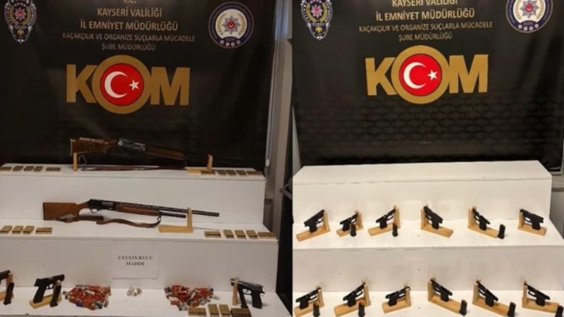 4 ilde kaçak silah operasyonu: 9 gözaltı