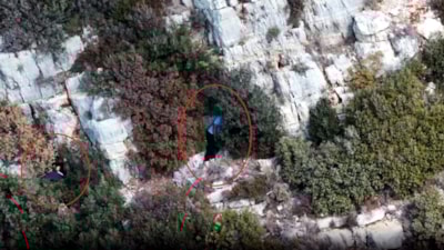 Hatay'da 9 kaçak avcı, drone ile tespit edildi