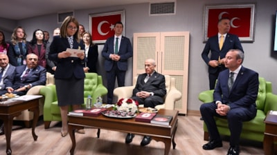 MHP'nin Siyaset ve Liderlik Okulunun 22. dönemi Devlet Bahçeli'nin katılımıyla başladı