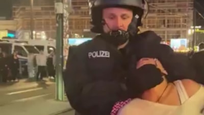 Almanya'da Sumud filosu protestolarına polisten sert müdahale