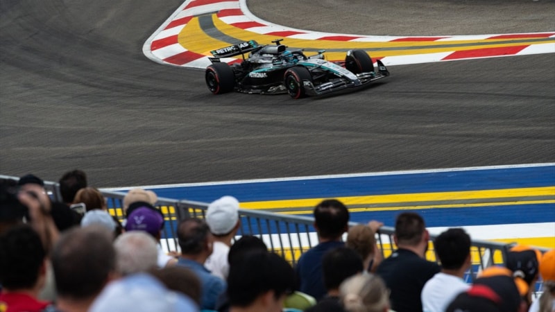 Formula 1'de Singapur Grand Prix'sinin galibi George Russell!