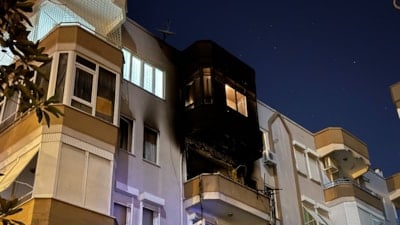 Antalya'da evde çıkan yangında yaşlı adam hayatını kaybetti