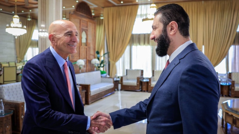 Ahmed Şara, Tom Barrack ile görüştü