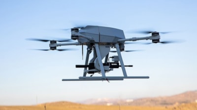 Alman polisi tehdit teşkil eden drone'ları düşürebilecek