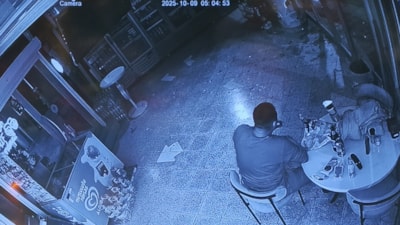 Burdur'da camı kırıp girdiği markette yedi içti: Bir şey olmamış gibi gitti