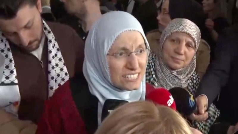 Sumud aktivisti Emine Güneş'in alçakgönüllü tavrı beğeni topladı