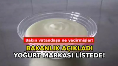 Bakanlık yeni ifşa listesini açıkladı: Yoğurdun içinden bakın ne çıktı